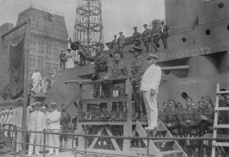 Colonel Guthrie on U.S.S. Recruit, July 1917. Creator: Bain News Service.