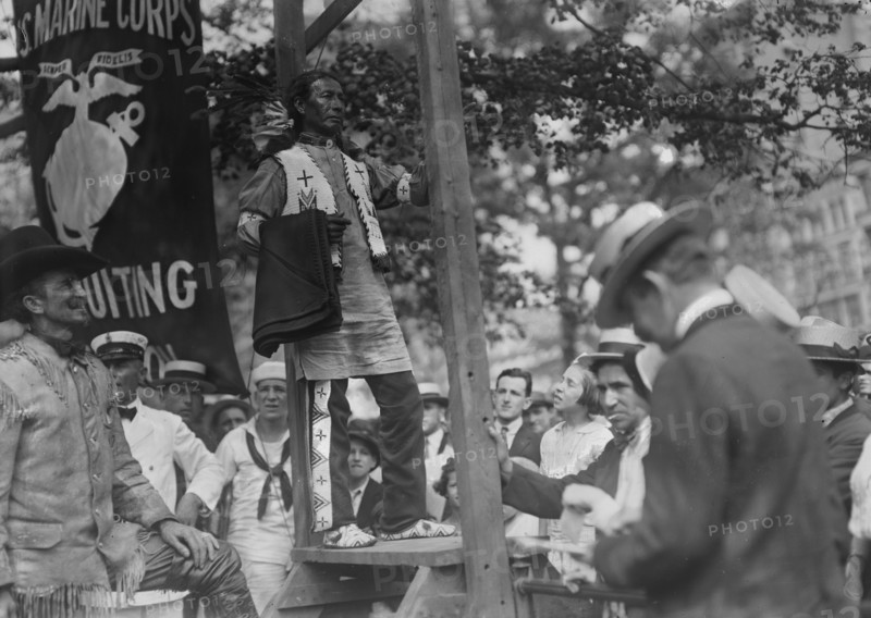 Bald Eagle on U.S.S. Recruit, 28 Jul 1917. Creator: Bain News Service.