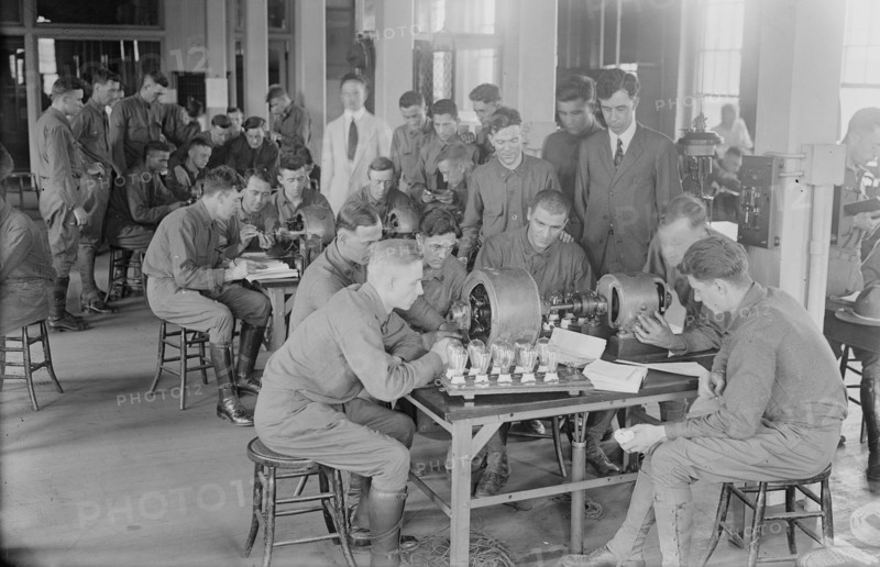 Laboratory, Pratt Institute, Oct 1917. Creator: Bain News Service.