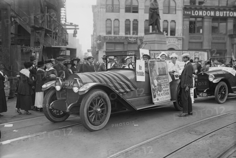 Housewives' League car, 1917. Creator: Bain News Service.