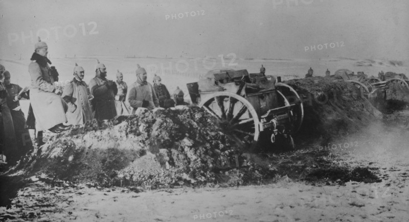 German battery in action, between c1915 and 1918. Creator: Bain News Service.