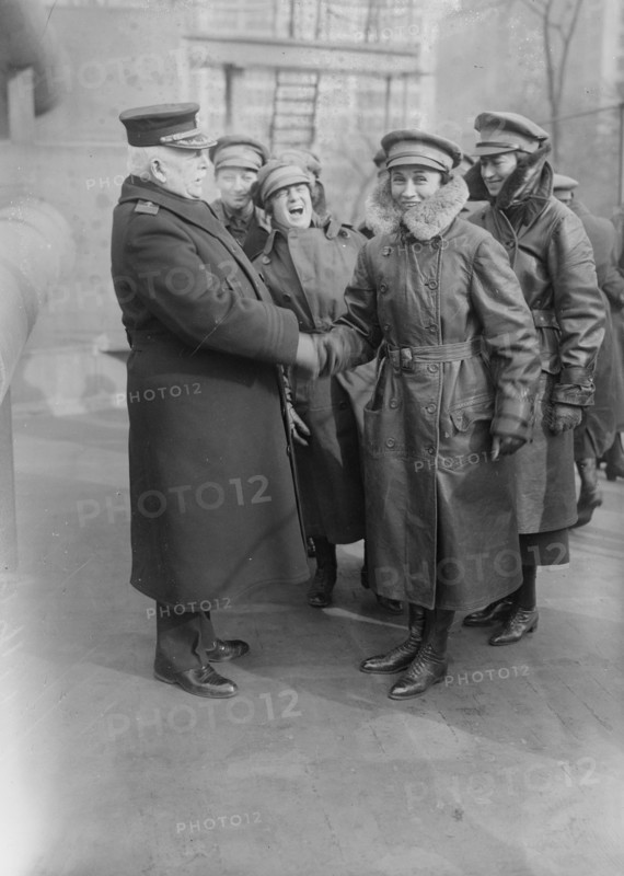 Women's Motor Corps, 1917 or 1918. Creator: Bain News Service.