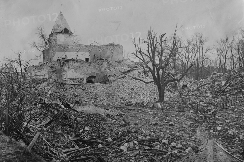 Castle at Ham, 2 Mar 1918. Creator: Bain News Service.