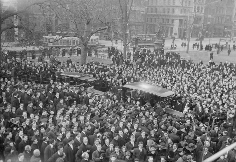 Daniels visits RECRUIT, 16 Mar 1918. Creator: Bain News Service.