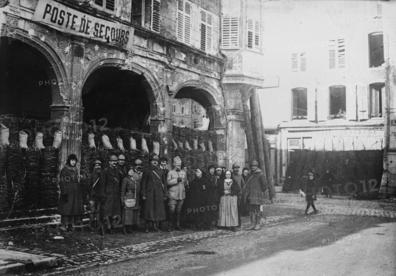 Pont-a-Mousson, American Relief Station, between c1915 and 1918. Creator: Bain News Service.