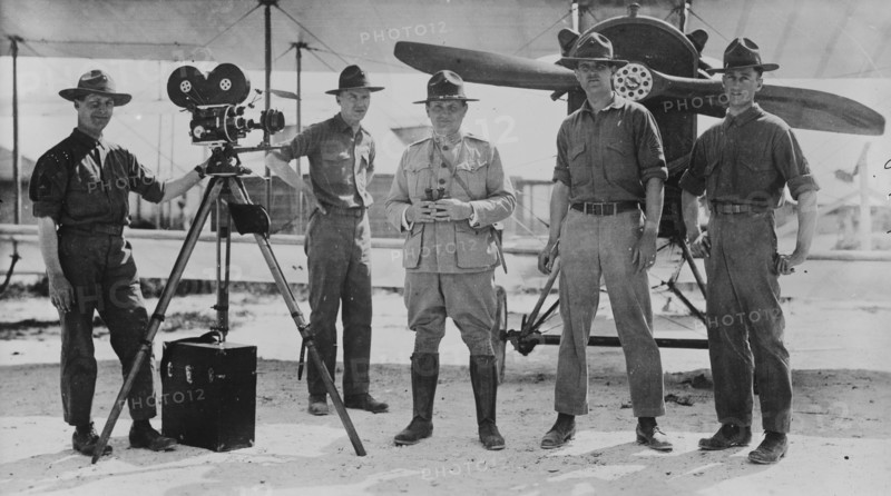 Marines' movie men, 11 June 1918. Creator: Bain News Service.