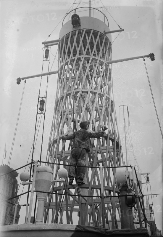 Camouflaging RECRUIT, 1917 or 1918. Creator: Bain News Service.