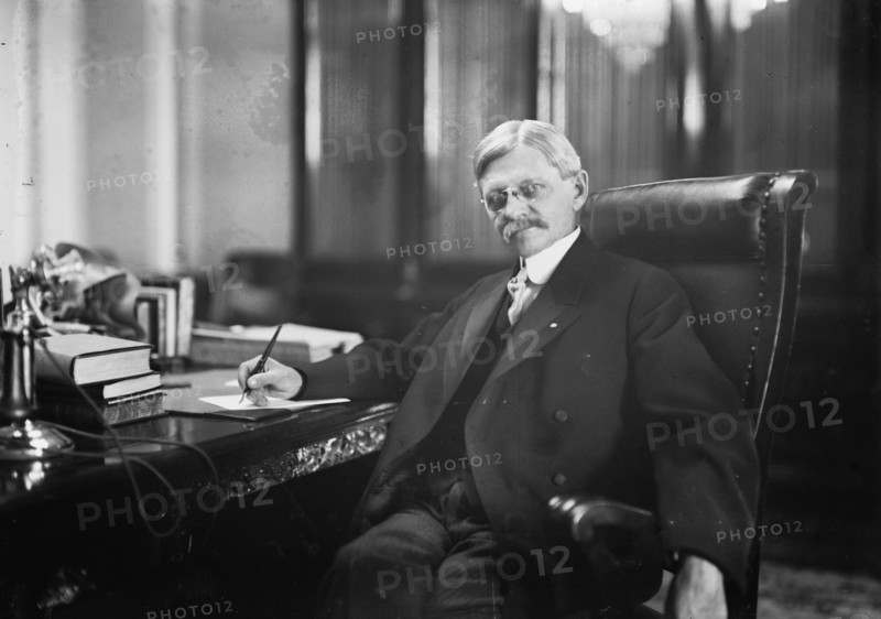 Thomas R. Marshall in office, 1913. Creator: Bain News Service.