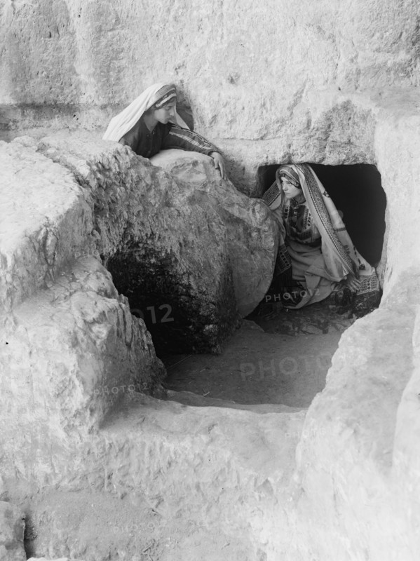 Rolling Stone, Tomb of Kings, Jerusalem, between c1915 and c1920. Creator: Bain News Service.