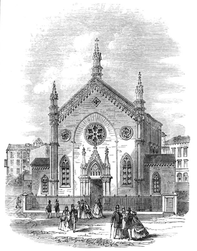 New Protestant church at Leghorn, 1864. Creator: Unknown.