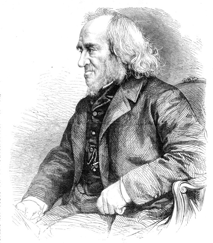 The late W. Hunt, water-colour painter, 1864. Creator: Unknown.