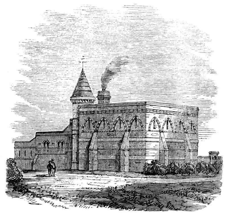 New waterworks at Caterham, Surrey, 1862. Creator: Unknown.
