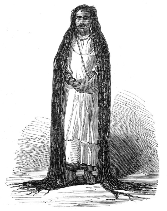 Fakir, or Mussulman saint, of Hoshungabad, Central India, 1864. Creator: Unknown.