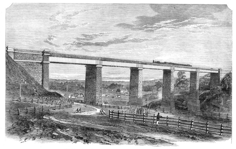 Tarradale Viaduct, on the Melbourne and Sandhurst Railway, Australia, 1864. Creator: Unknown.