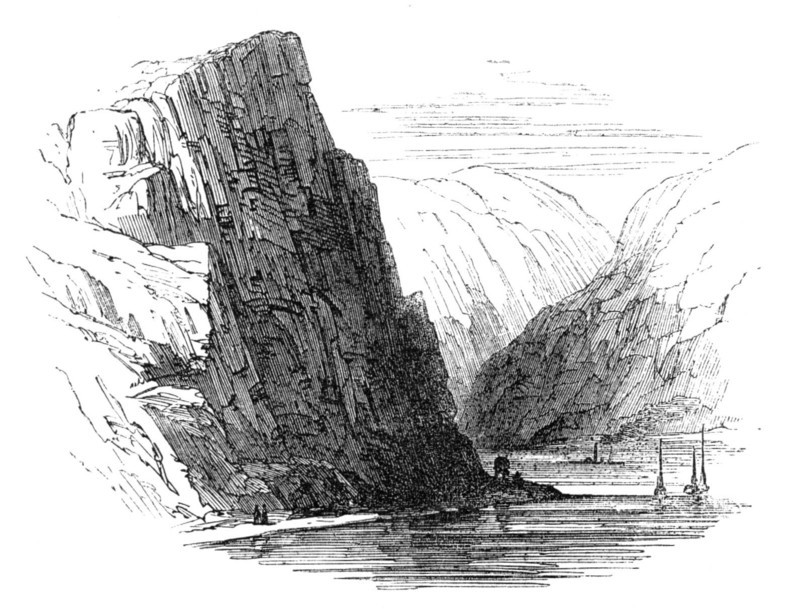 The Rhine: the Lurleiberg, 1864. Creator: Unknown.