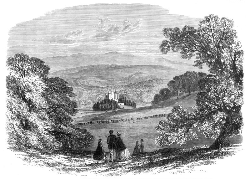 Braemar, from the Garden of the Invercauld Arms, 1864. Creator: Unknown.