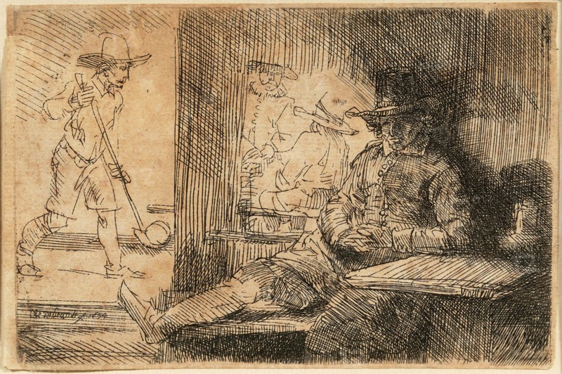 The Golfer, 1654. Creator: Rembrandt van Rhijn (1606-1669).