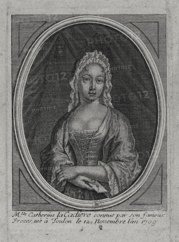 Portrait of Marie Catherine Cadière (1709-1731). Creator: Anonymous.