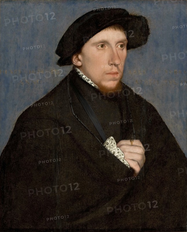 Portrait of the poet Henry Howard, Earl of Surrey (1516-1547), ca 1542. Creator: Holbein, Hans, the Younger (1497-1543).