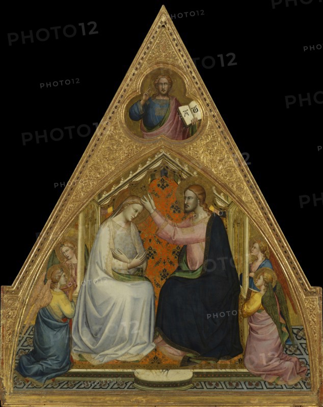 The Coronation of the Virgin, ca 1390. Creator: Lorenzo Monaco (ca. 1370-1425).