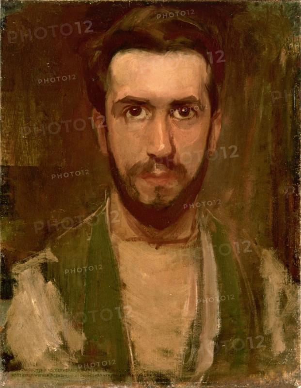 Self-portrait, c. 1900. Creator: Mondrian, Piet (1872-1944).