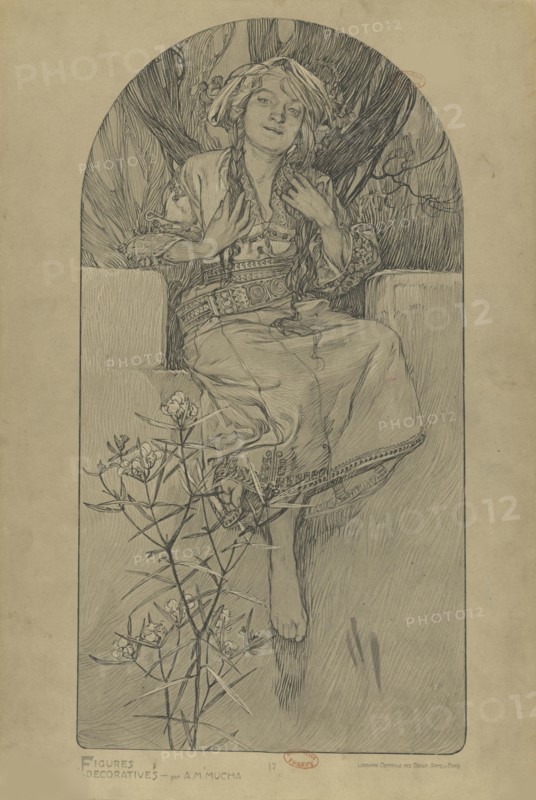 Figures décoratives, 1902. Creator: Mucha, Alfons Marie (1860-1939).