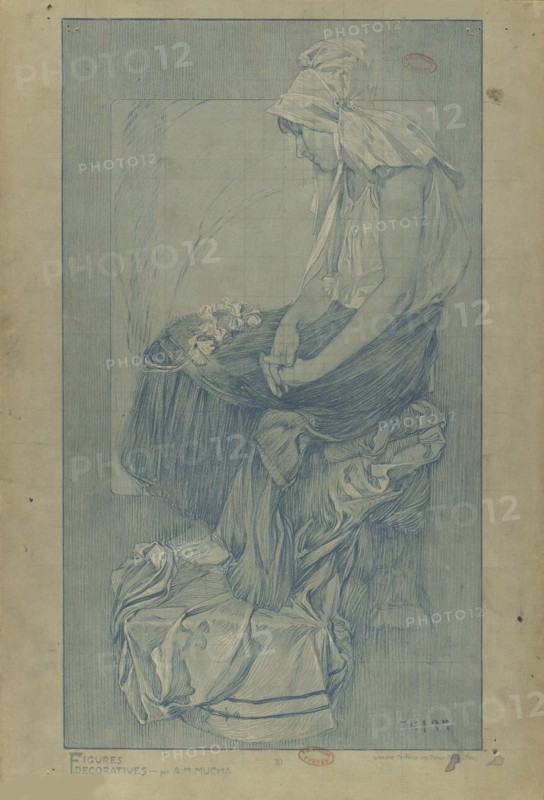 Figures décoratives, 1902. Creator: Mucha, Alfons Marie (1860-1939).