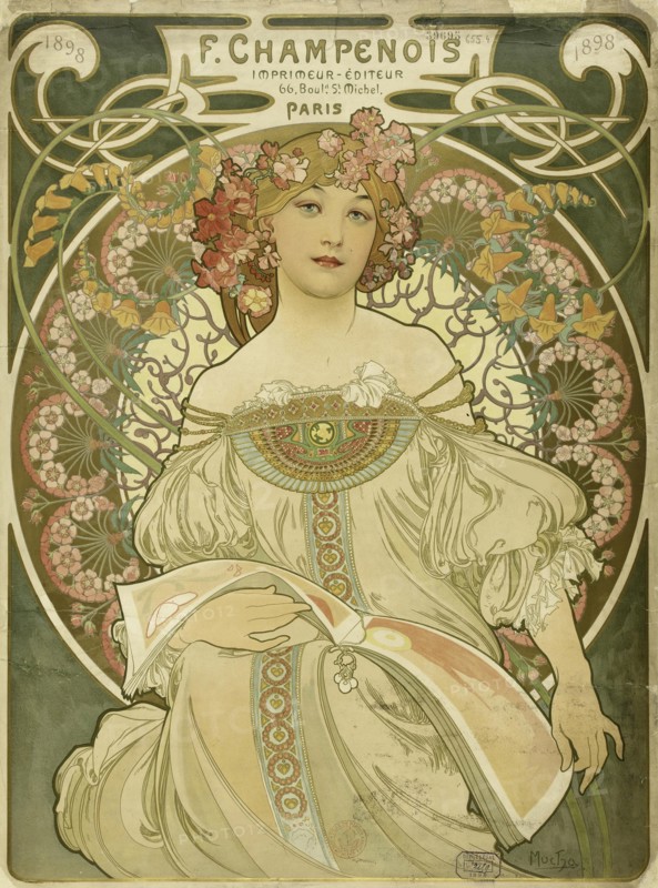 F. Champenois Imprimeur-Editeur, 1897. Creator: Mucha, Alfons Marie (1860-1939).
