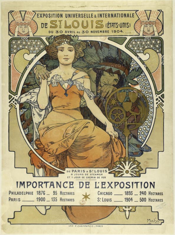 Exposition universelle et internationale de St. Louis (Etats-Unis), 1903. Creator: Mucha, Alfons Marie (1860-1939).