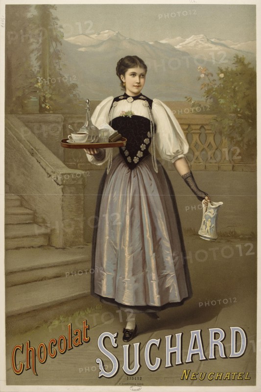 Chocolat Suchard, 1890. Creator: Anonymous.