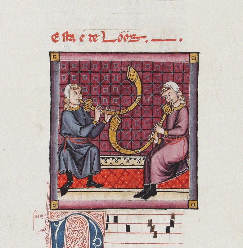 Illustration from the codex of the Cantigas de Santa Maria, c. 1280. Creator: Anonymous.