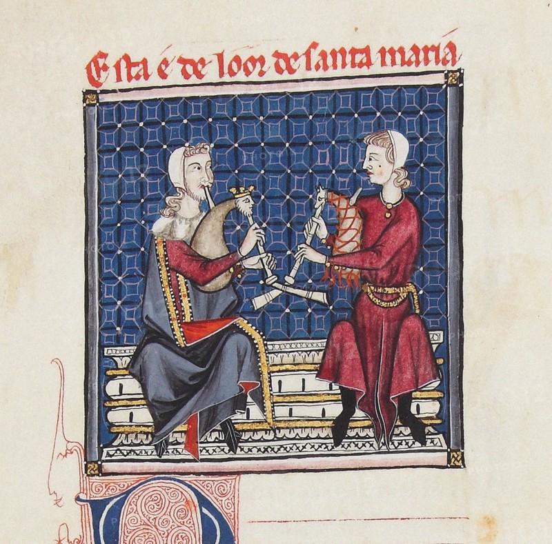 Illustration from the codex of the Cantigas de Santa Maria, c. 1280. Creator: Anonymous.