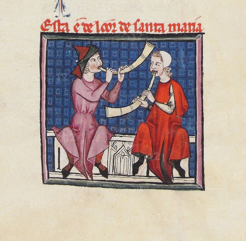 Illustration from the codex of the Cantigas de Santa Maria, c. 1280. Creator: Anonymous.