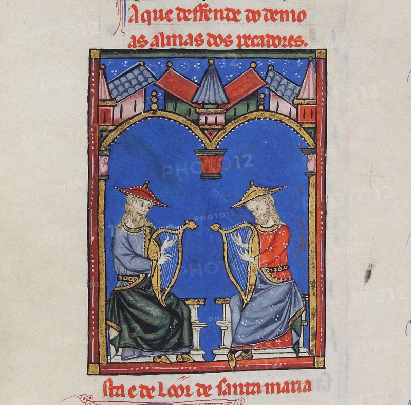 Illustration from the codex of the Cantigas de Santa Maria, c. 1280. Creator: Anonymous.