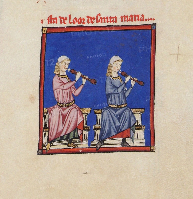 Illustration from the codex of the Cantigas de Santa Maria, c. 1280. Creator: Anonymous.