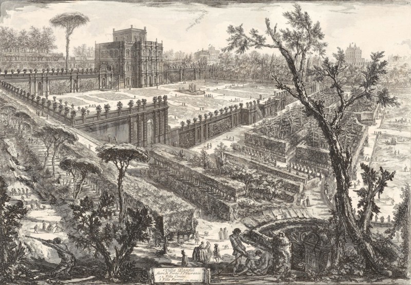 Villa Pamphili (Villa Panfili fuori di Porta S. Pancrazio), 1776. Creator: Piranesi, Giovanni Battista (1720-1778).