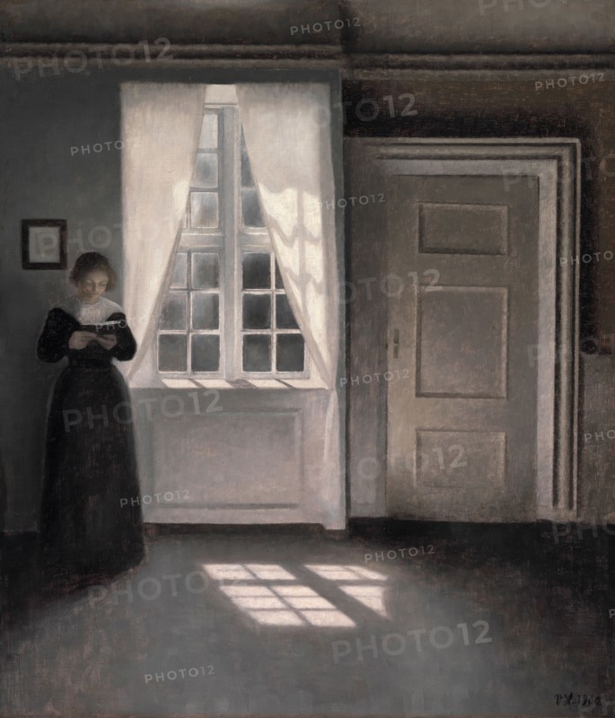 Interior, Strandgade 30, 1900. Creator: Hammershøi, Vilhelm (1864-1916).