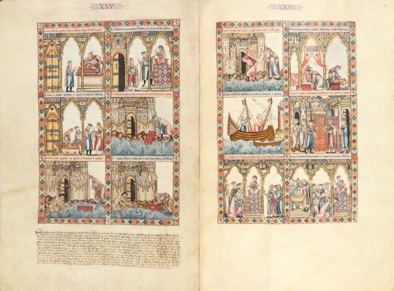 Cantigas de Santa Maria - Codex Rico, ca 1280-1284. Creator: Anonymous.