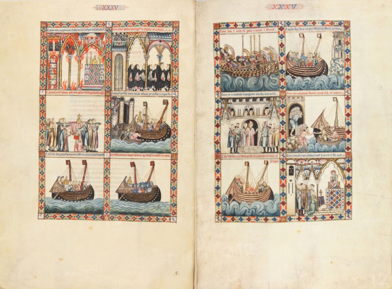 Cantigas de Santa Maria - Codex Rico, ca 1280-1284. Creator: Anonymous.