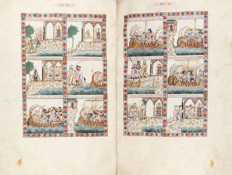 Cantigas de Santa Maria - Codex Rico, ca 1280-1284. Creator: Anonymous.