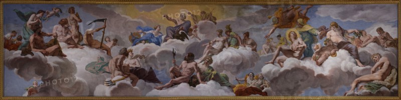 The Council of Gods, 1625. Creator: Lanfranco, Giovanni (1582-1647).