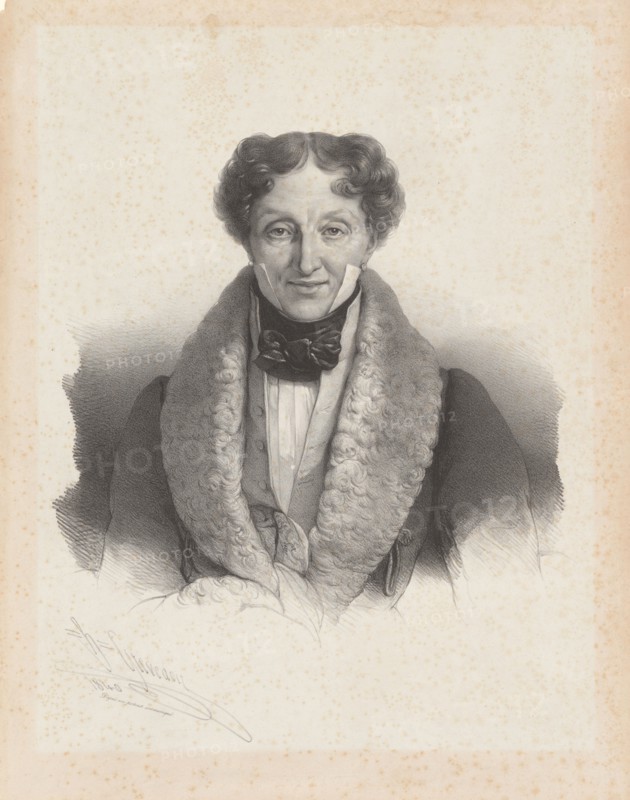 Portrait of Charles Louis Didelot (1767-1837), 1840. Creator: Anonymous.