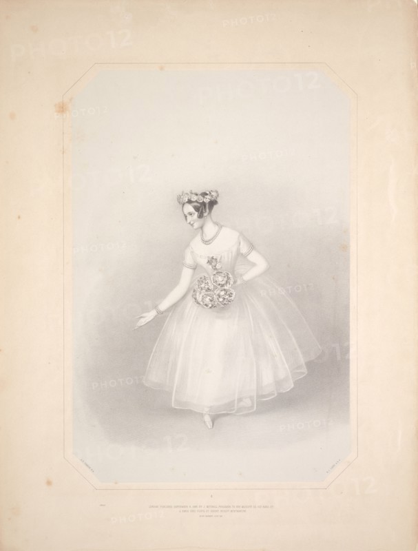 Souvenir d'adieu de Marie Taglioni , 1845. Creator: Anonymous.
