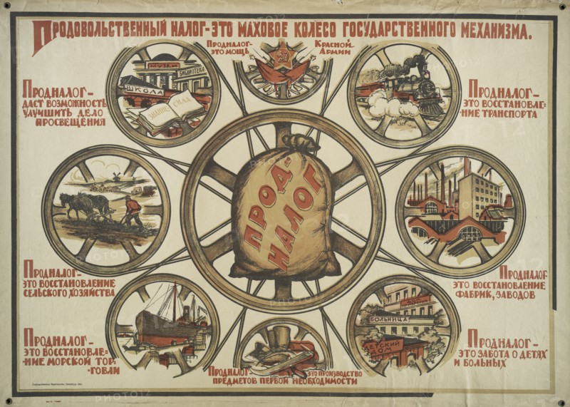 Prodnalog (food tax), 1921. Creator: Iwanow, Sergei Iwanowitsch (1885-1942).