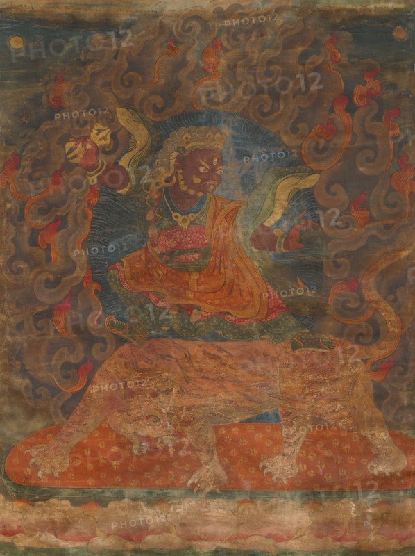 Thangka of Dorje Drolo, 17th century. Creator: Tibetan Culture.