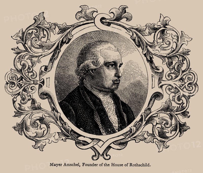 Mayer Amschel Rothschild (1744-1812), founder of the House of Rothschild. Creator: Unknown artist.