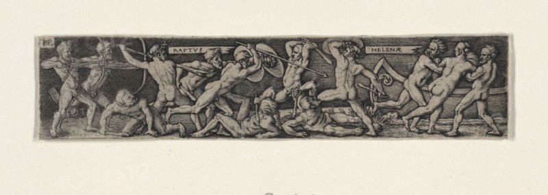 The Rape of Helena, c.1530. Creator: Beham, Hans Sebald (1500-1550).