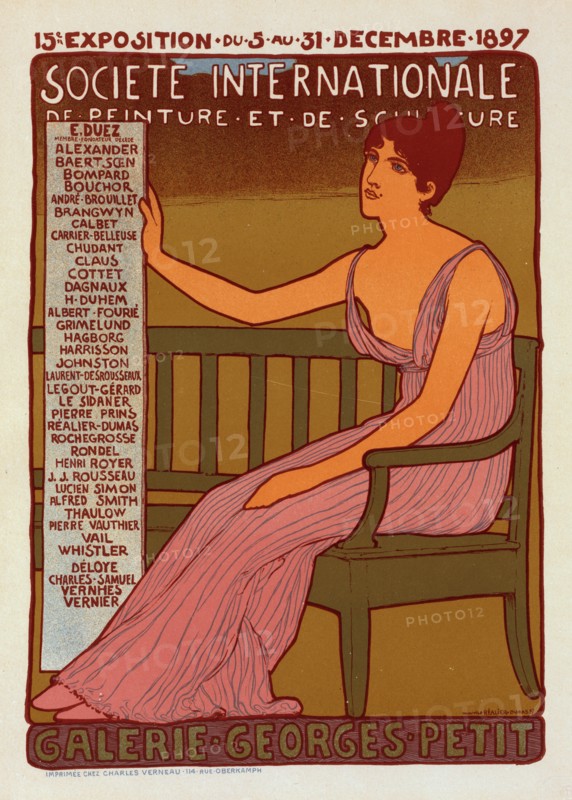 Georges Petit Gallery, 1897. Creator: Réalier-Dumas, Maurice (1860-1928).