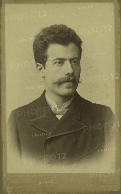Portrait of composer Gustav Mahler (1860-1911), 1884. Creator: Unknown photographer.