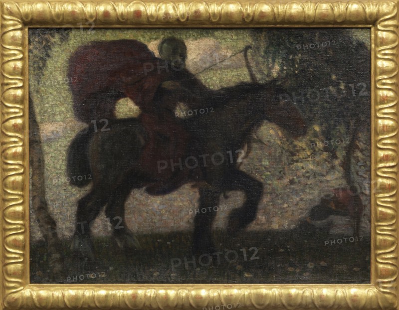 Death and lovers, c.1890. Creator: Stuck, Franz, Ritter von (1863-1928).